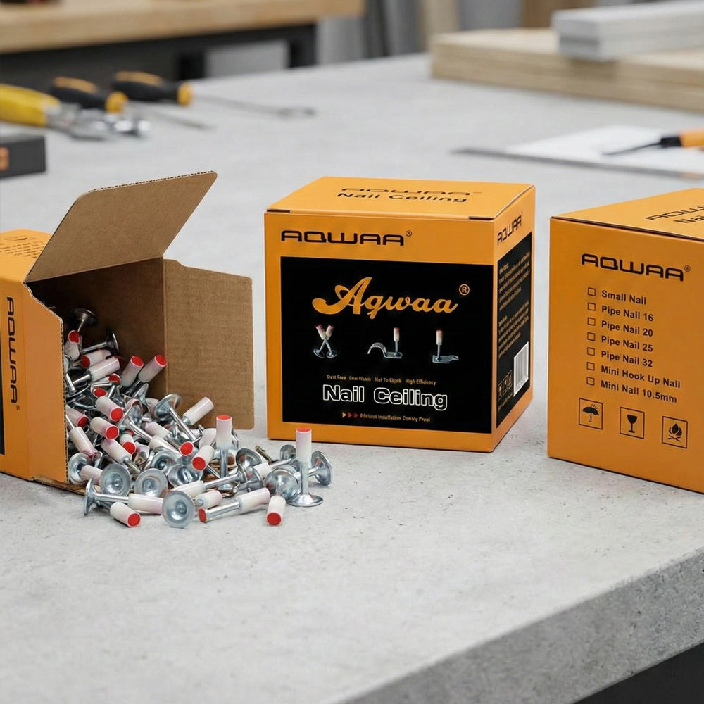 Caja x100 Remaches Fulminantes Para Todo Tipo de Superficie - Concreto, Acero, Madera, Hormigón