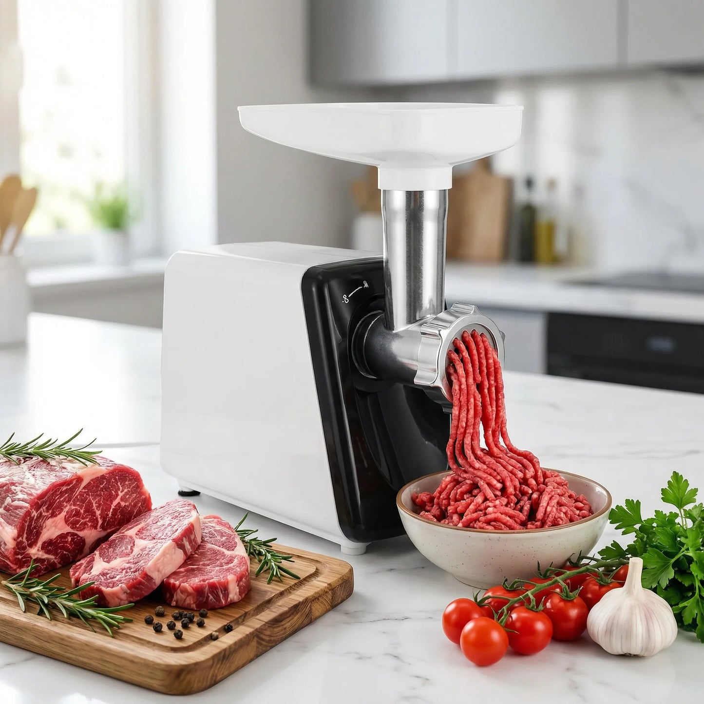 Molino electrico de Carne y Embutidos Sokany 2500W Ultra Potencia